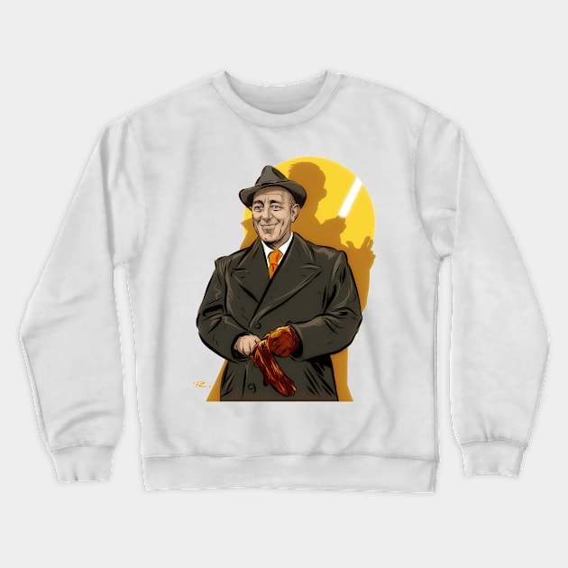 Sir Alec Guinness - An illustration by Paul Cemmick Crewneck Sweatshirt by PLAYDIGITAL2020